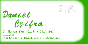 daniel czifra business card